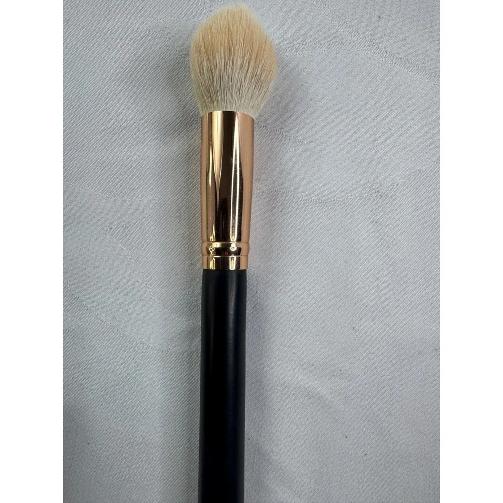 Morphe R5 Pro Pointed Contour Brush Rose Gold Collection Black Handle Tapered